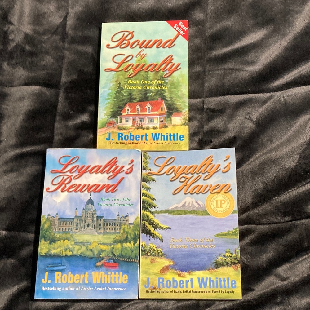 3 rare Victoria Chronicles books signed by author J. Robert Whittle